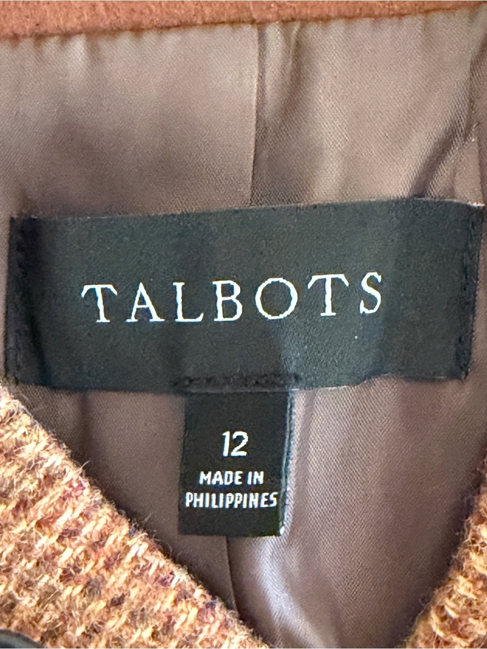 Talbots Blazer Women’s 12 Wool Jacket Old Money Field Coat Country Estate Preppy - Picture 6 of 9